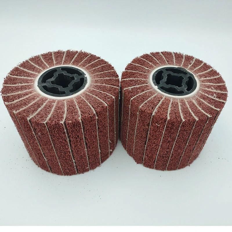 Drawing Wheel with Sandpaper--Scouring Pad