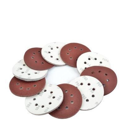 150mm Abrasvie Sandpaper Sanding Paper Hook and Loop Velcro Disc Sanding Disc Wholesale