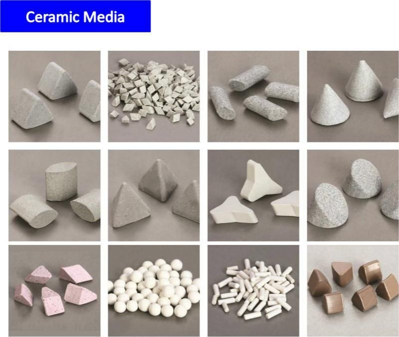 CNC Milled Parts Abrasive Ceramic Grinding Media Mass Finishing Tumbling