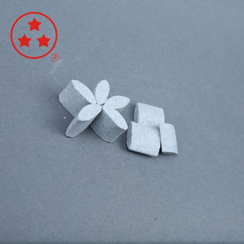 Huzhou Xingxing Ellipse Shape Abrisive Stone Tumbling Media Mass Finishing Stone Aluminum Oxide Meida Ceramic Media