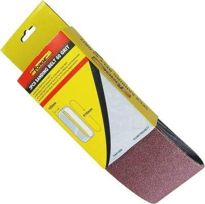 4&quot;*24&quot; 3PCS Grinding Tools Aluminium Oxide 120 Grit Abrasive Sanding Belt