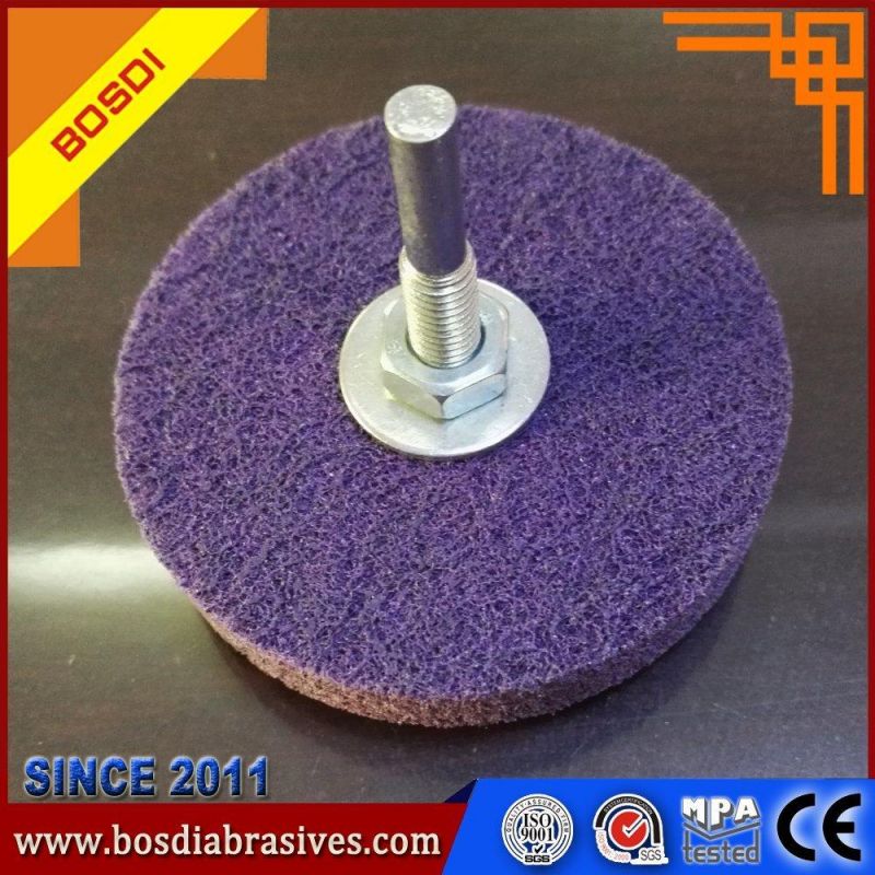 Mounted Flap Wheel with 6/ 6.35mm Shank/Shaft for Light Deburring, Aluminum Oxide Flap Wheel for Stainless Steel Metal Sheet, Welding Line, Remove Rust or Burr