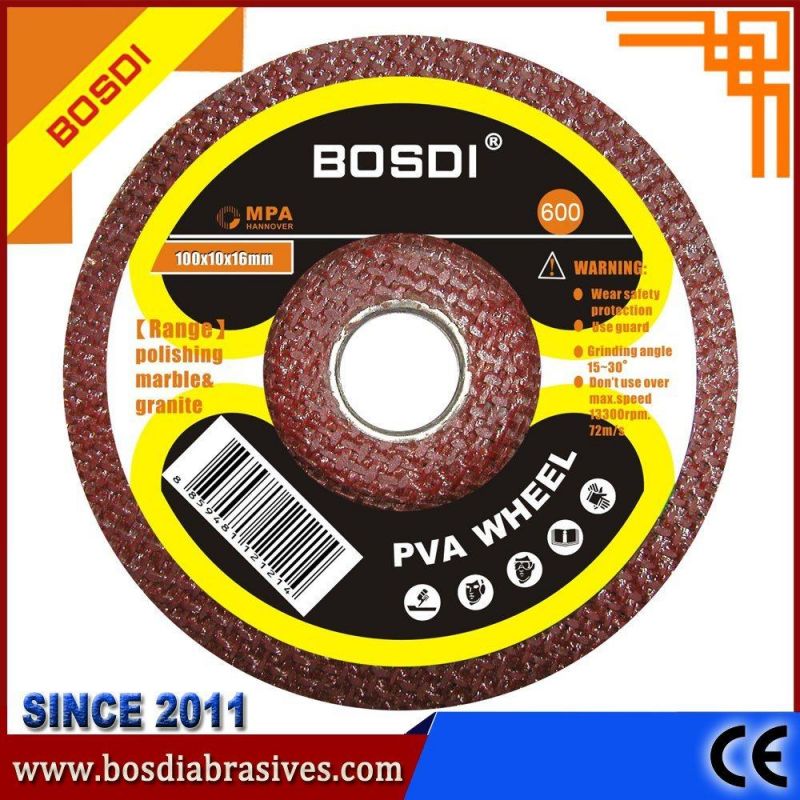 High Efficiency PVA Polishing and Grinding Wheel for Stone (Marble&Granite) , Glass and So on