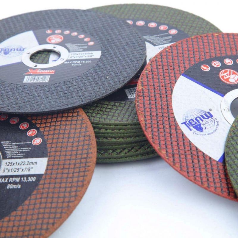 MPa Certificate High Quality Resin Metal Cutting Disc Cutting Wheel 5inch 115*1.0*22.23mm