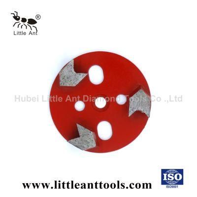 3 Arrow Teeth Concrete /Granite/Marble Diamond Grinding Wheel