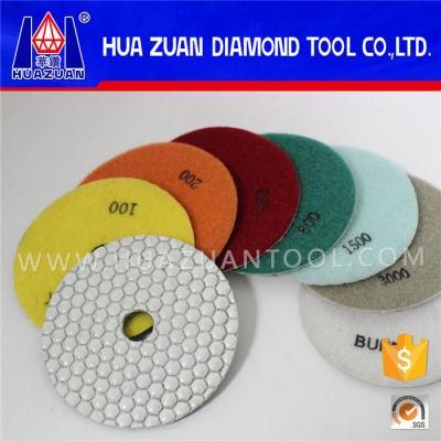 100mm Dry Polishing Pads Granite Polishing