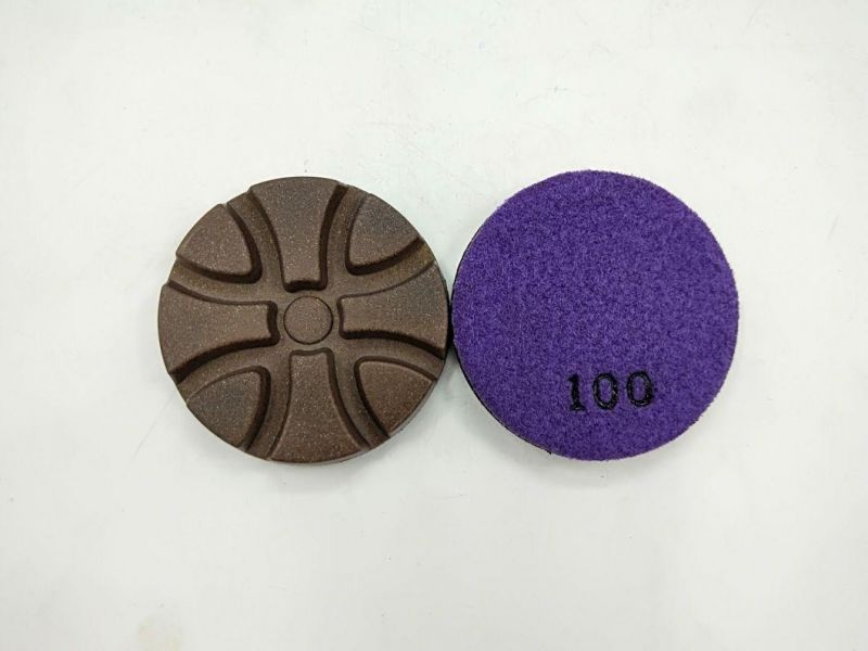 Factory High Quality New White Resin Bond Floor Polishing Pad Dry Use for Concrete