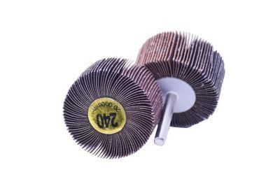 Aluminum Oxide Flap Wheel with Shank as Abrasive Tools for Polishing Grinding