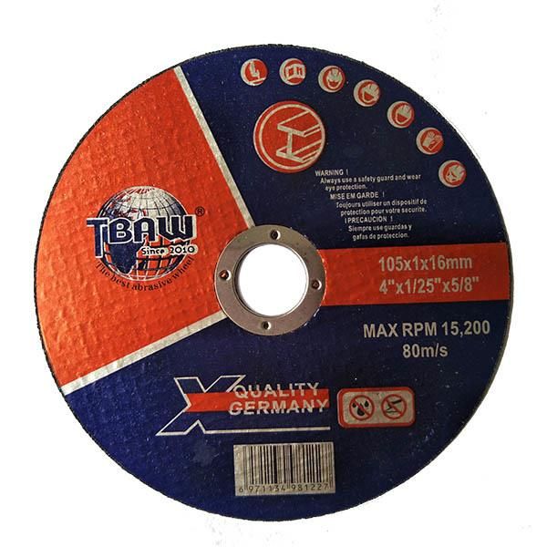 4inch 105mm Cutting Disc Super Thin Cutting Wheel 105*1.0*16mm Euro Market
