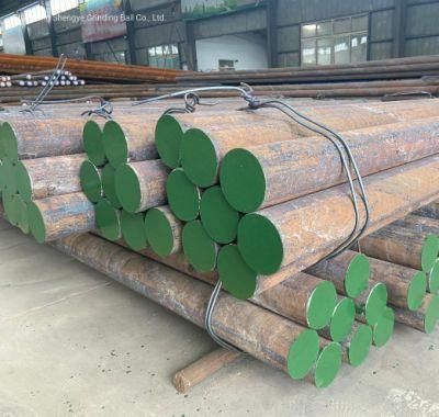 Dia 30mm-130mm No Rupture Grinding Steel Rod / Alloy Round Bar for Rod Mill