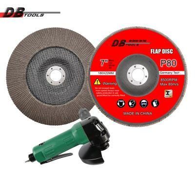 7&quot; 180mm Flap Disc Sanding Wheel Grinding Wheel Heated a/O for Ss Metal Derusting P80 Type 27/29