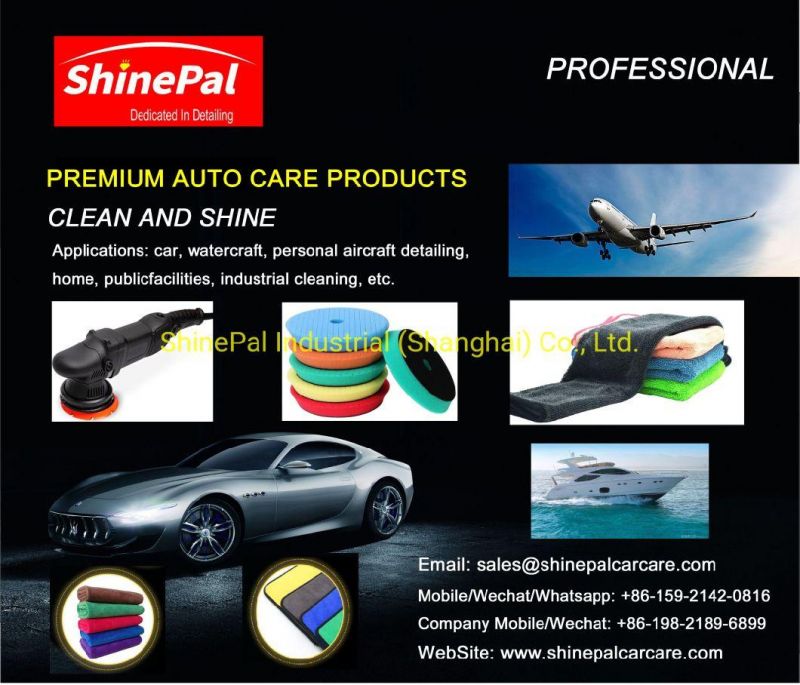 Yellow Color Custom Wholesale Car Waxing Polishing Applicator Tire Waxing Applicator Sponge Pads