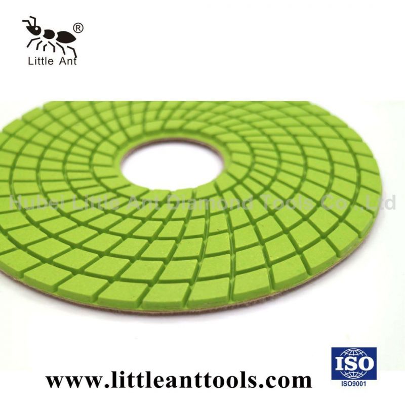 7" Resin Color Wet Diamond Polishing Pad for Light Granite, Marble with Sharp, Long Lifespan