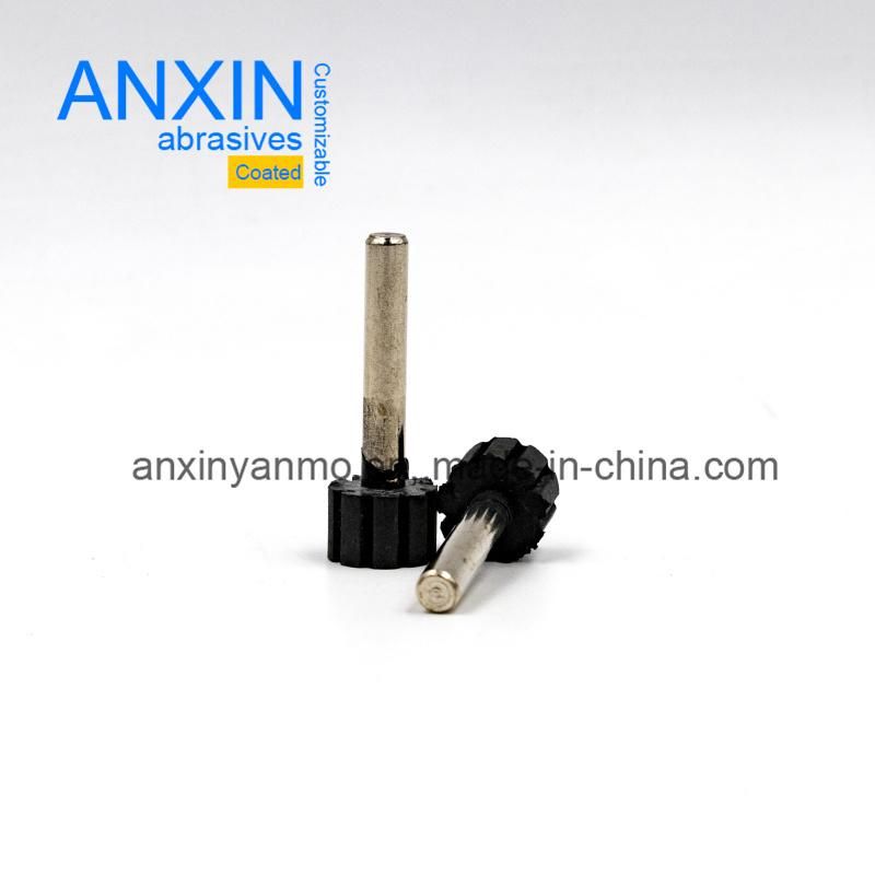 Notched Rubber Tensioner Sanding Drum for Spiral Sand Band for Grinding Metal