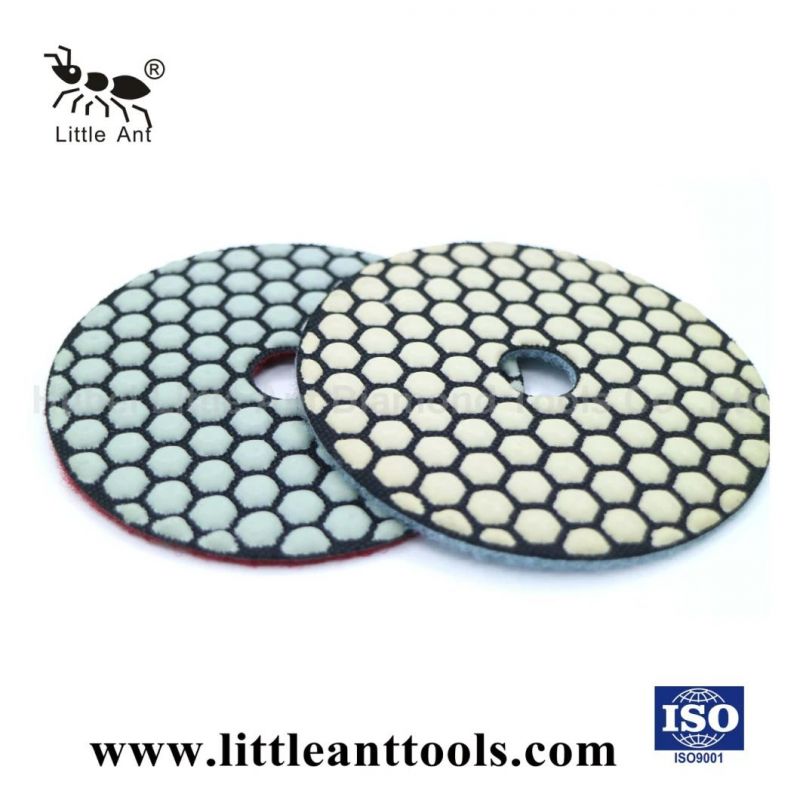 Little Ant 3 Inch 80mm Diamond Tools Dry Flexible Polishing Pads
