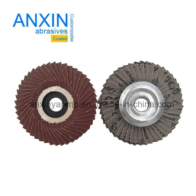 Flexible Flap Disc with Aluminum Oxide Sand Cloth for Surface Grinding