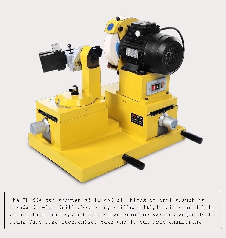 Mr-60A 10-60mm Universal Drill Bit Grinding Machine