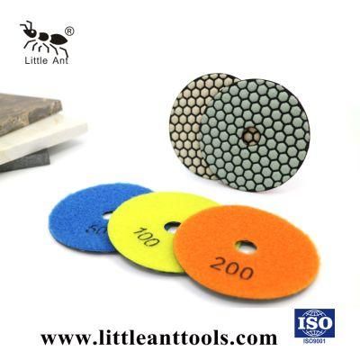 Diamond Polishing Pads and Diamond Tools for Dry Use From Little Ant