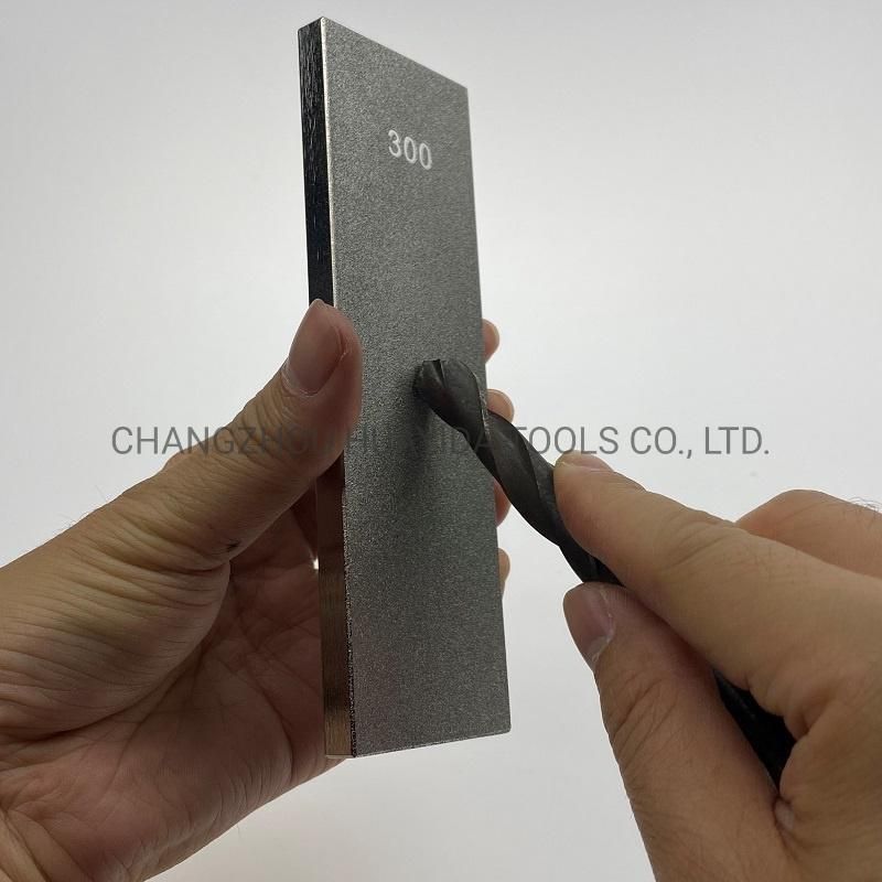 7X2" China Manufacturer Double Sided Diamond Whetstone 300/1000 Utility/Craft Blades