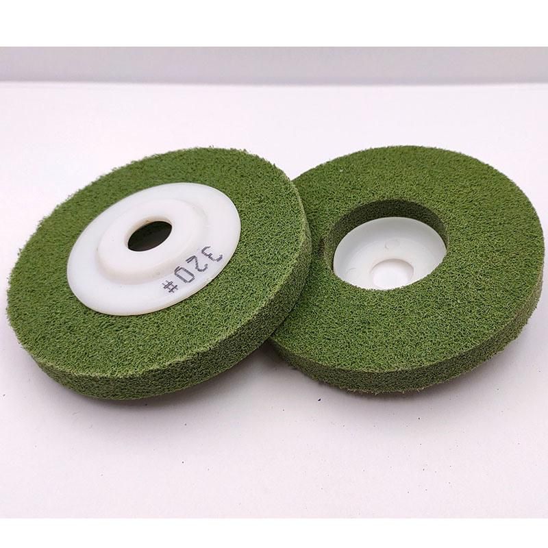 Non-Woven Disc--Green Covering Alloy Wheel