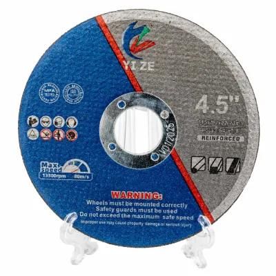 4.5&quot; 115X3X22 T41 Flat Resin Bonded Cut off Disc for Metal