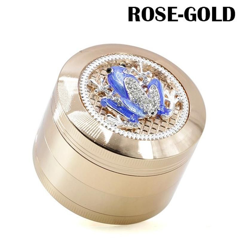 Zinc Alloy 4 Layers Herb Grinder 63mm Dia Tobacco Crusher