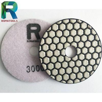 50# Grit Diamond Polishing Pads Dry Use