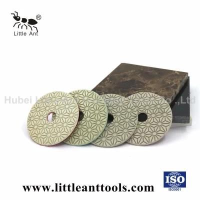 100mm Wet 3 Steps Diamond Polishing Pad for Stone