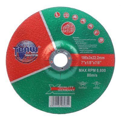 Cutting Disc China Fabrica Disco De Corte T42 De 7 &quot;X1 / 8&quot; X7 / 8 &quot;180X3X22.23 Disco De Corte PARA Piedra