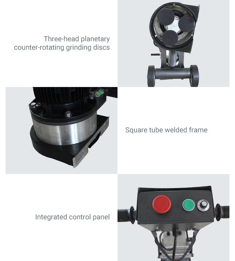 Construction Power Tools Stone Polishing Machine Small Concrete Tobacco Floor Surface Edge Grinding and Polishing Machine