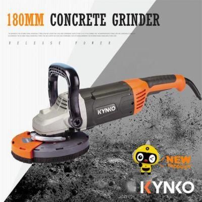 Kynko 180mm 7 Inch Heavy Duty Dust-Free Concrete Grinder