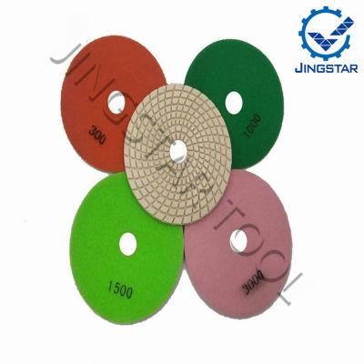 5 Inch Wet Polishing Pad, Suitable for Angle Grinder, Stone Renovation Machine, Wall Machine 7PCS Free Shipping