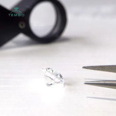 Wholesale Price Polished Synthetic Hpht CVD Round Cut Loose Diamond China Factory Diamond a+