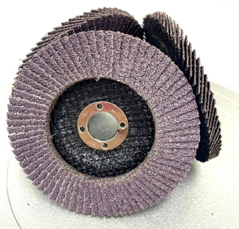 New Purple Ceramic Grain Abrasive Sanding Flap Disc with High Quality for Polishing Metal Wood Alloy Stainless Steel Iron as Grinding Tooling