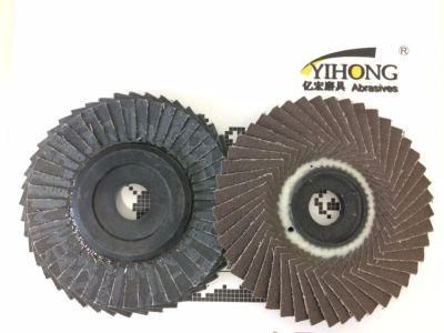 Wholesale Price High Quality 100X16mm Calcined Aluminum Oxide Flexible Flap Disc for Metal and Stainless Polishing Grinding