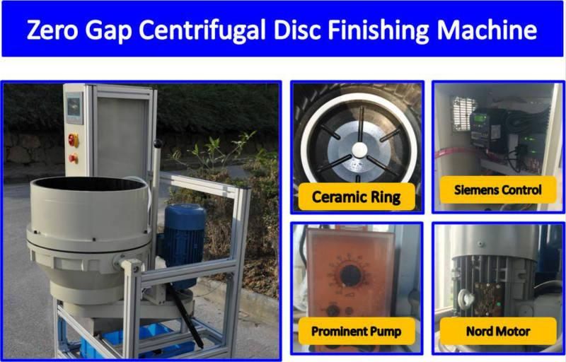 Zero Gap Design CF20 Centrifugal Disk Finishing Machine