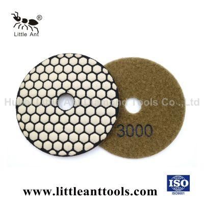Little Ant 4 Inches 7 Steps Stone Grinding Diamond Dry Polishing Pads