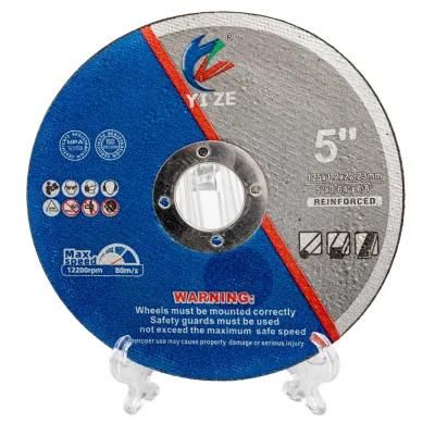 125X1X22mm 5inch 125mm Metal Abrasives Cutting Disc 2in1 and Stainless Steel