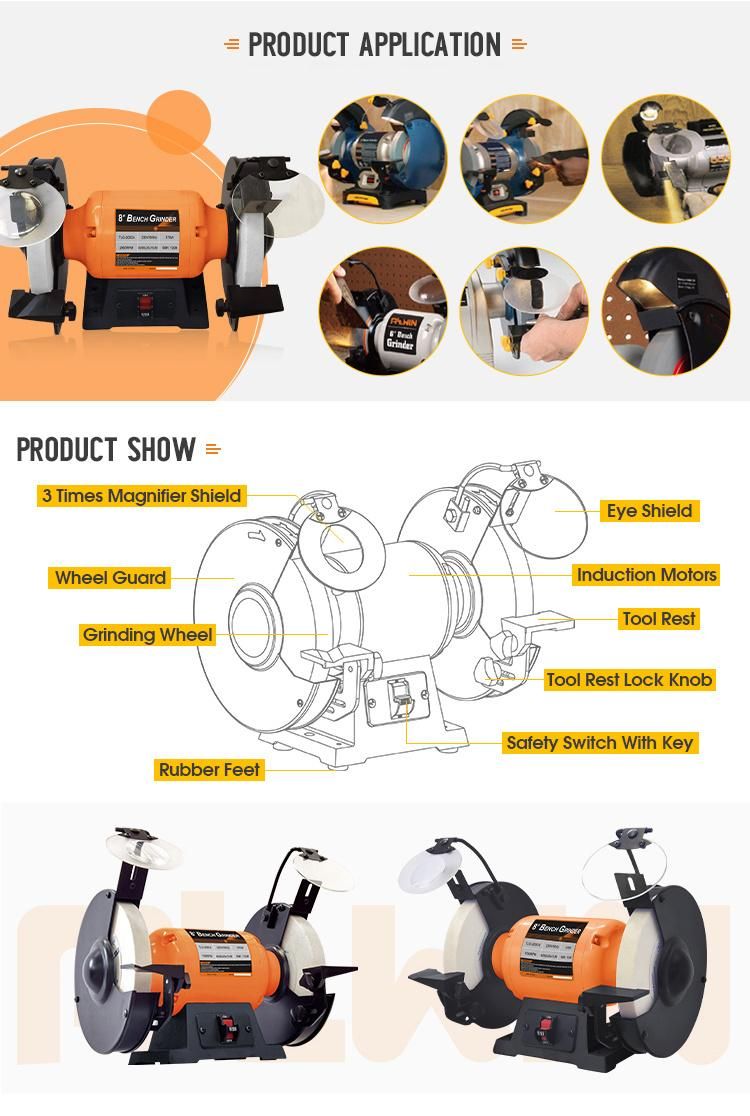 Wholesale 1/2HP 8" Bench Grinder 120V with CSA for DIY