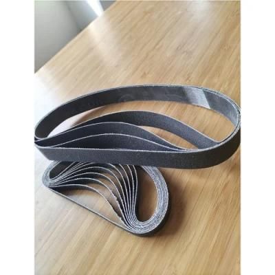 20*520mm 120 180 Grits Black Silicon Carbide Abrasive Sanding Emery Belts for Polishing Grinding