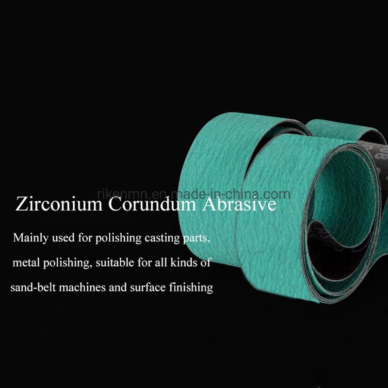 Zirconium Corundum Abrasive Paper Cloth Belt Roll Sanding Belt for Polishing Casting Parts