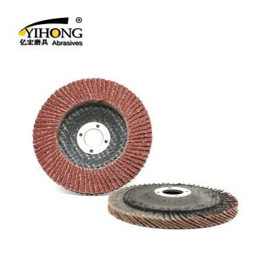 Abrasive Sanding Flap Disc with Aluminum Oxide as Polishing Tooling for Honing Grinding Metal Wood Stainless Steel