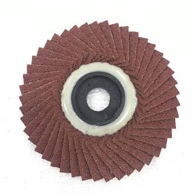 High Quality 4inch Ao/Ha/Za Abrasive Tools Radial Flap Disc for Grinding Metal