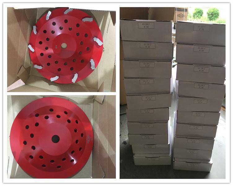 7 Inch Single Row Sintered Grinding Cup Concrete Diamond Wheel