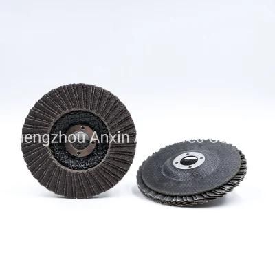 Double Fitted Flaps Pattern Abrasive Disc for Grinding Stainless Steel