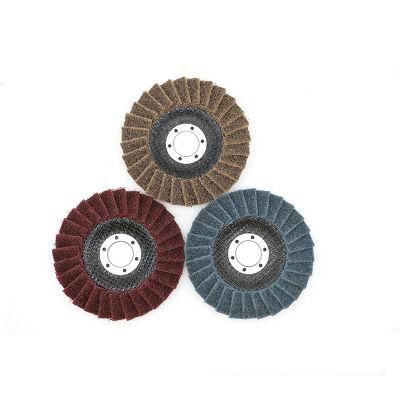 180*22 Non-Woven Flap Disc Sanding Disc as Abrasives Tooling for Polishing Metal Wood Stainless Steel