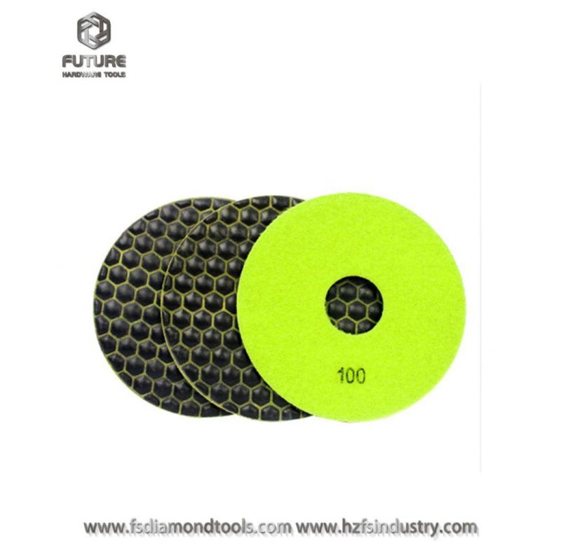 5 Inch Dry Flexible Diamond Polishing Concrete Pad