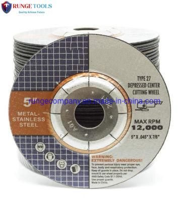 5&quot; Inch Grinding Wheels for General Purpose Metal Stainless Steel Apply Various Angle Grinder Power Tools