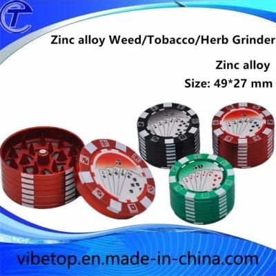 Newest Style Round 3 Layers Zinc Alloy Weed/Tobacco/Herb Grinder