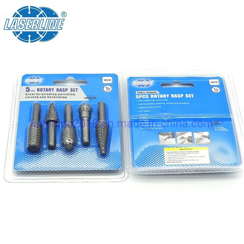 5PCS Rotary Rasp Set Polishing Set Carving Set